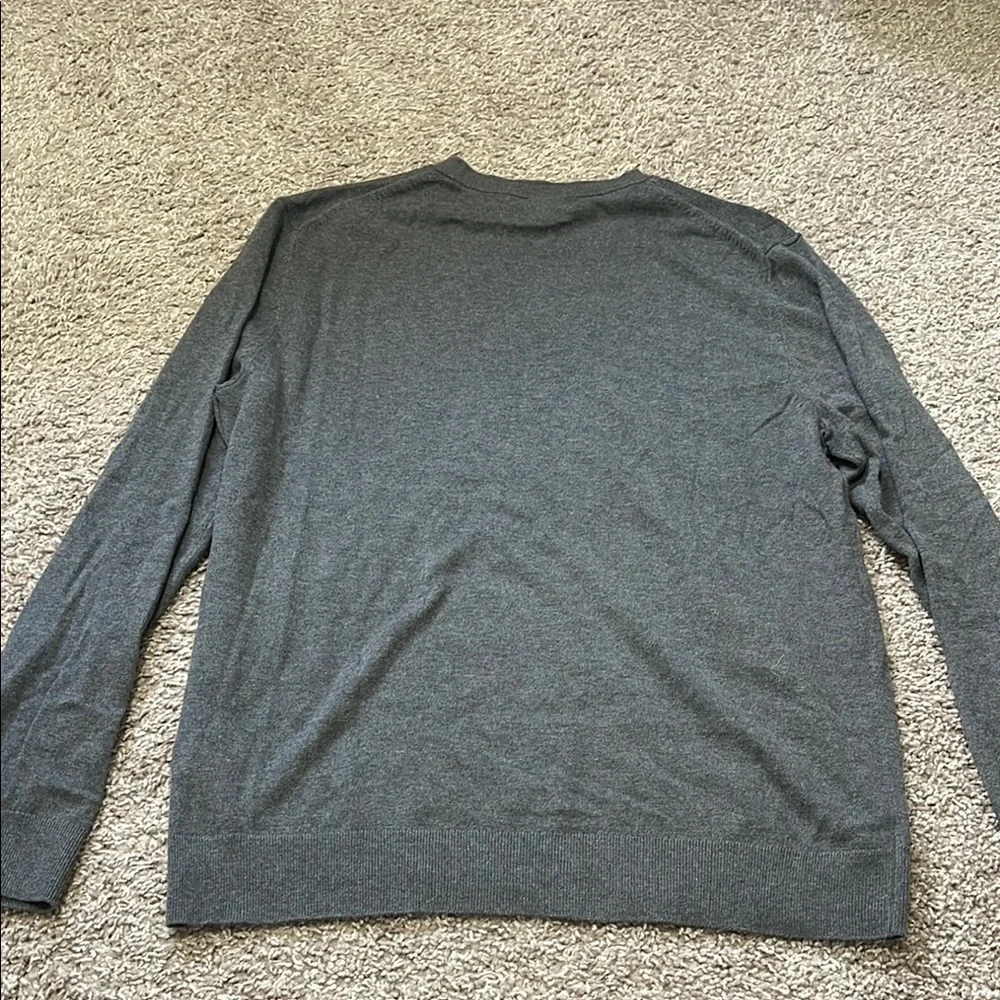 Men's Gray Banana Republic V-Neck Sweater